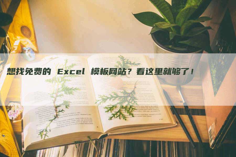 想找免费的 Excel 模板网站？看这里就够了！