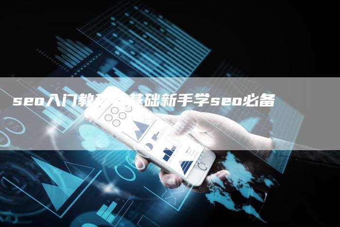 seo入门教程零基础新手学seo必备