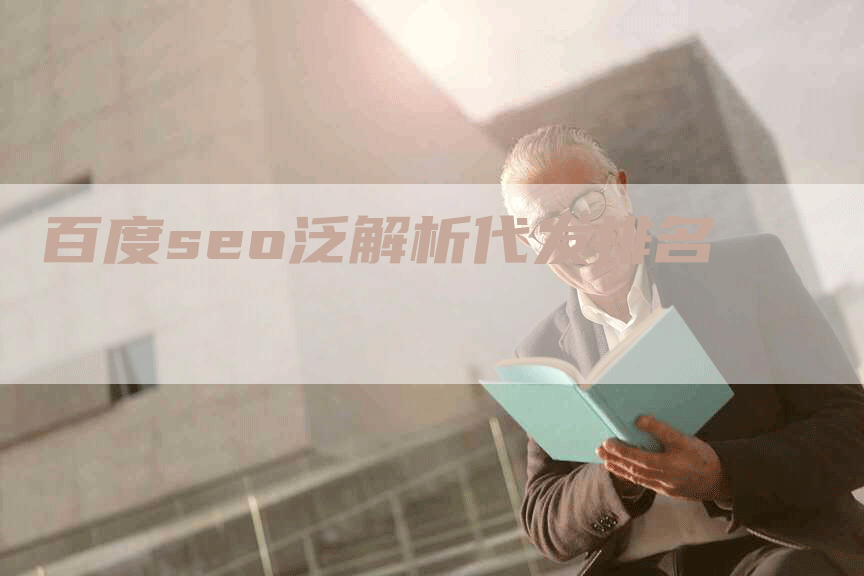 百度seo泛解析代发排名