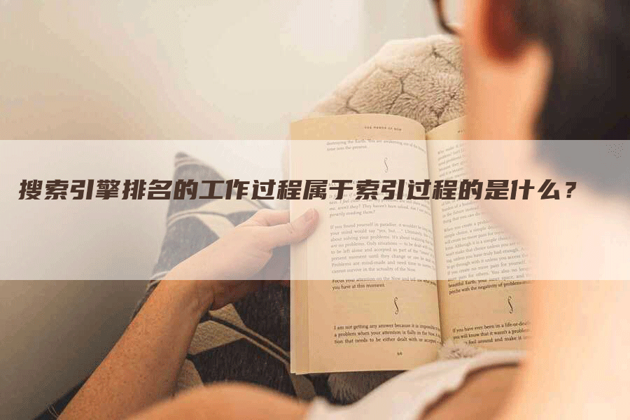 搜索引擎排名的工作过程属于索引过程的是什么？