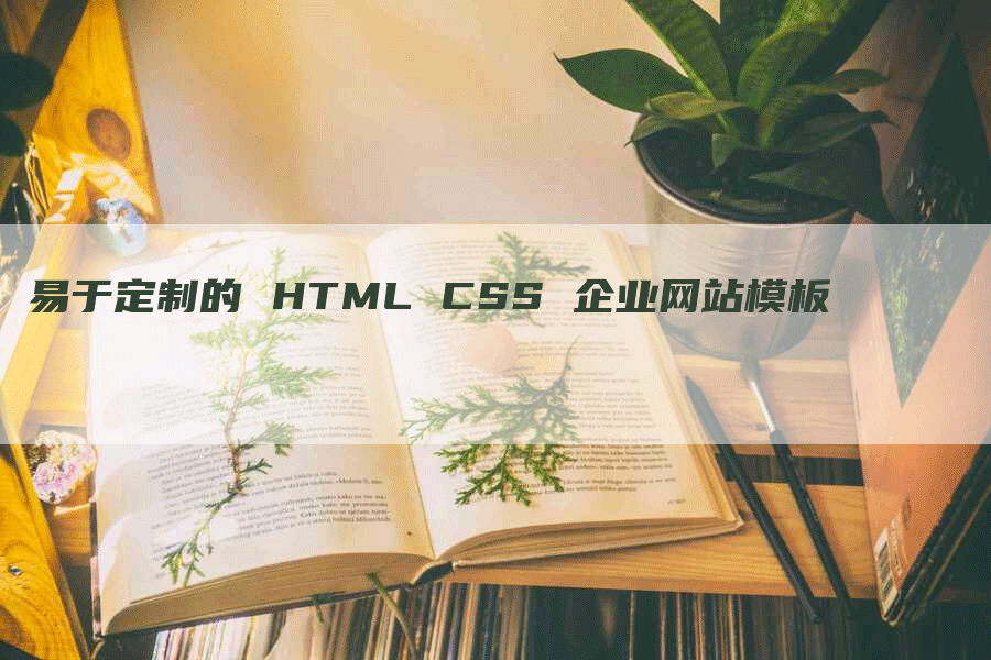 易于定制的 HTML CSS 企业网站模板