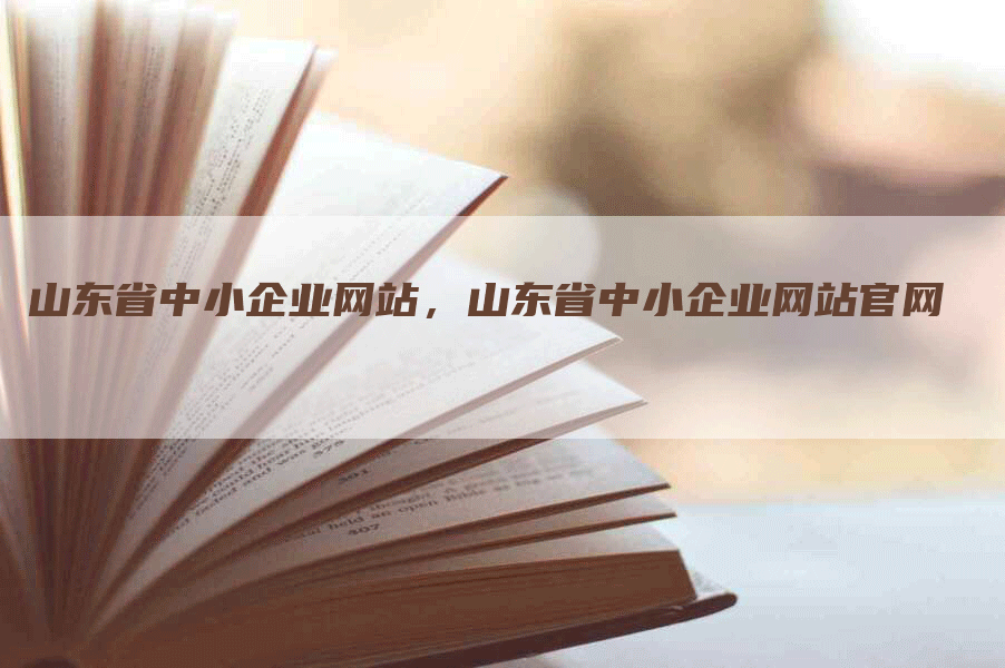 山东省中小企业网站，山东省中小企业网站官网