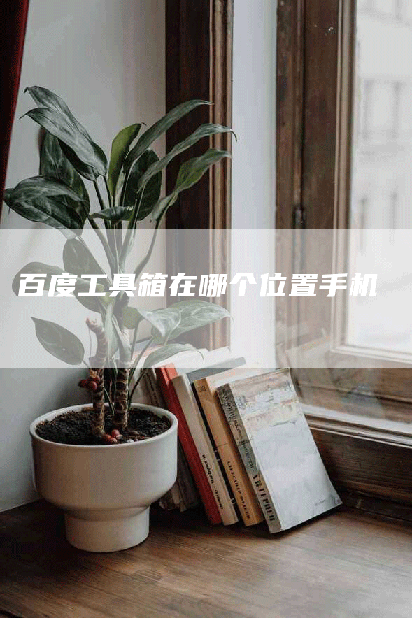 百度工具箱在哪个位置手机