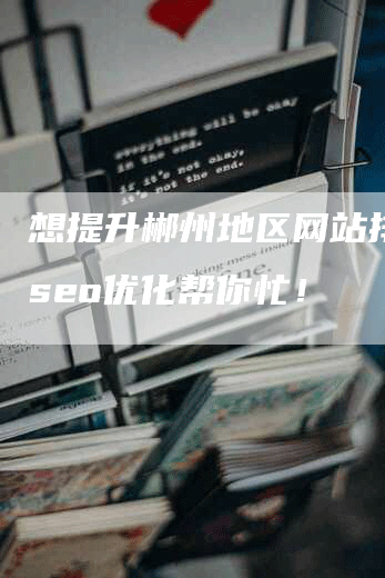 想提升郴州地区网站排名？seo优化帮你忙！