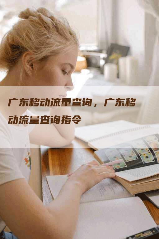 广东移动流量查询，广东移动流量查询指令